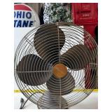 vintage Hunter oscillating metal fan