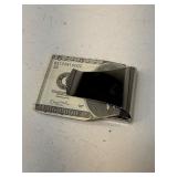 Money clip with credit card holder