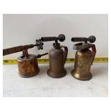 vintage brass blow torches