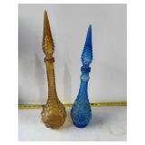 Pair mid-century modern Genie Bottle Empoli Italy