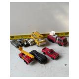Vintage model cars and trucks