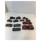 Vintage diecast toy vehicle group