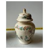 decorative porcelain jar