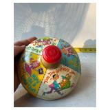 vintage J. Chein & Co. tin litho spinning top
