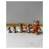 Homco Halloween bear figurines collection