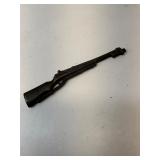 Brass paperweight letter opener rifle