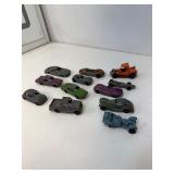 Vintage toy diecast vehicle group