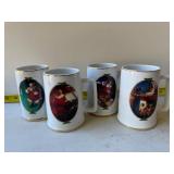 Coca Cola Norman Rockwell mugs