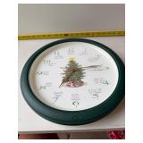 Christmas tree clock