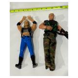 GI Joe and DDP action & wrestling figures