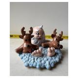 Santa's Hot Tub' ceramic piece