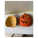 Vintage foam light up Jack o lantern