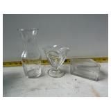 Vintage glass items