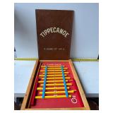 vintage 1960s 'Tippecanoe' wooden dexterity game