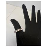 .925 sterling silver 5 stone cz ring