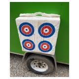 Covered foam archery target