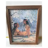 Day Dreamers,' a vintage framed print