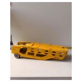 vintage yellow pressed steel Tonka Car Carrier