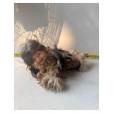 Native American porcelain collectable doll