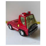vintage Nylint pressed steel fire truck toy