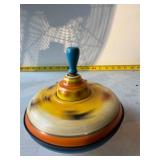 Ohio Art tin litho spinning top