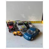 Model cars, stock car and truck lot