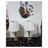 Brass Lamps & Wall Decor
