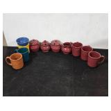 Longaberger Coffee Cups, Creamer/Sugar Bowls