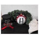Christmas Tree Skirt, Hat, and Ornament