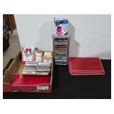 Place Mats, CD's/CD Stand, Christmas Cards