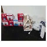 Gingerbread House and Christmas Lights