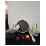 Vintage Chef Kitchen Clock, Pizza Pan, & More!