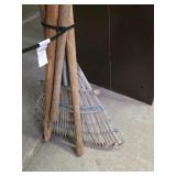 Rake, Seed Spreader, Water Jugs, & Misc