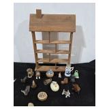 Miscellaneous Knick-Knacks and Knick-Knack Shelf