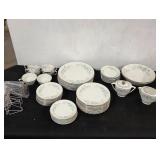 Royal Jackson Blue Floral Print Fine China