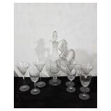 Wine Decanters with Glasses