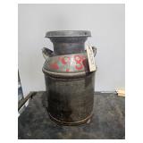 Vintage Metal Milk Can