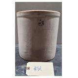 3 Gallon Crock (maker's mark not found, has crack)