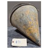 Vintage Missouri Pacific Lines Fire Bucket