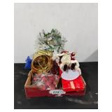 Vintage Style Holiday Doll & Misc. Christmas Decor