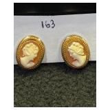 Danecraft Cameo 1/20 12KT GF Clip On Earrings