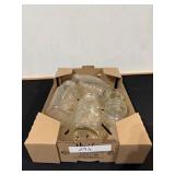 x5 misc glass jars