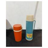 Two vintage Thermos