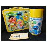 1979 Sesame Street Metal LunchBox w/ Thermos