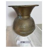 Union Pacific Railroad Brass Spittoon