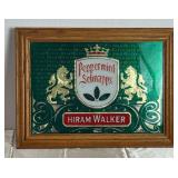 Peppermint Schnapps Hiram Walker Sign