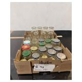 Vintage Gerber Baby Food Jars & Misc. Glass Vases