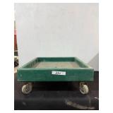 Green Rolling Cart