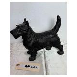 Heavy Cast Iron Terrier Dog Doorstop