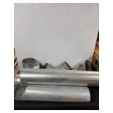Misc galvanized hvac duct work pipe